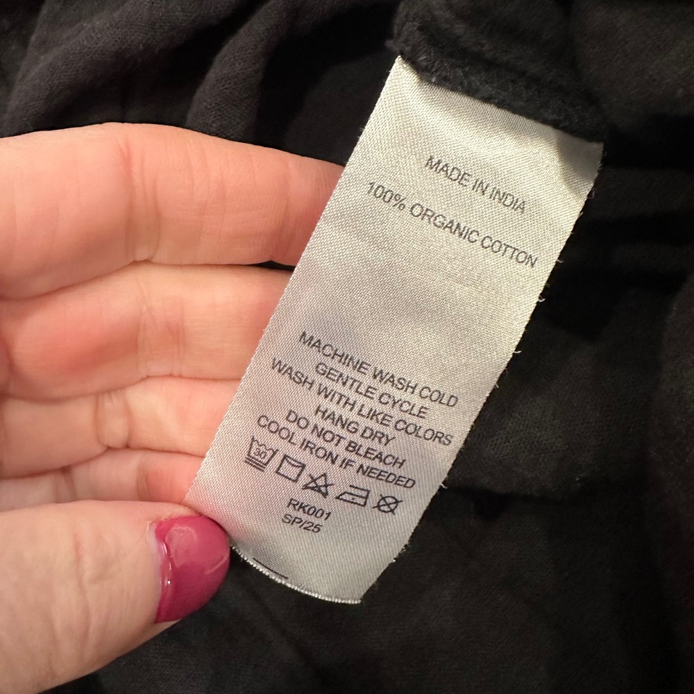 Quince Black Wide-Leg Pants - Picture 6 of 10